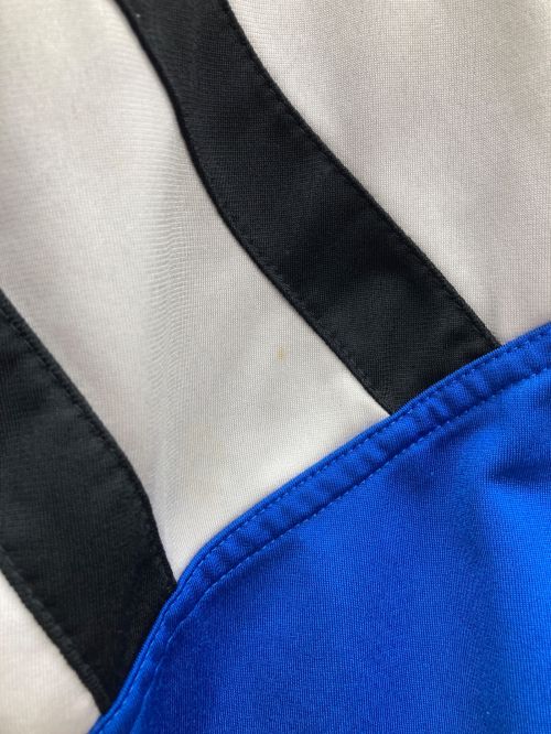 adidas（アディダス）adidas (アディダス) トラックジャケット ブルー×ブラック サイズ:Ｆの古着・服飾アイテム