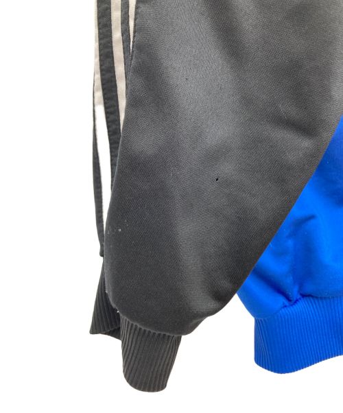 adidas（アディダス）adidas (アディダス) トラックジャケット ブルー×ブラック サイズ:Ｆの古着・服飾アイテム