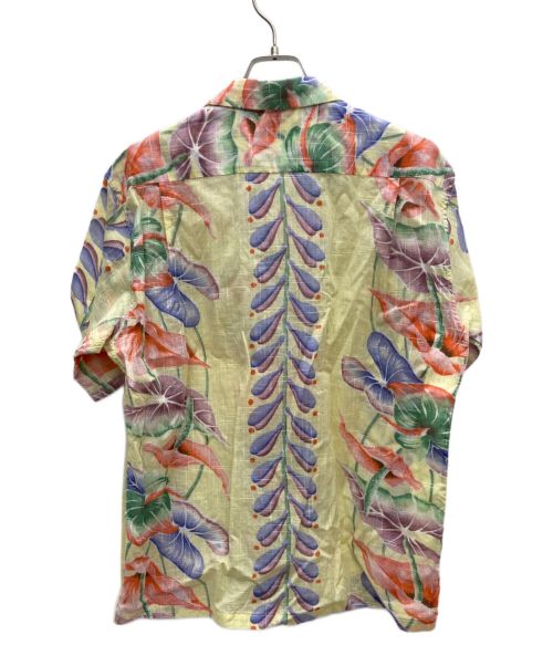 Sun Surf（サンサーフ）Sun Surf (サンサーフ) アロハシャツ イエロー×パープル サイズ:LARGEの古着・服飾アイテム