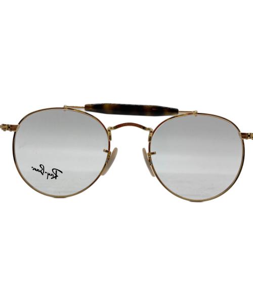 RAY-BAN（レイバン）RAY-BAN (レイバン) 伊達眼鏡 ゴールドの古着・服飾アイテム