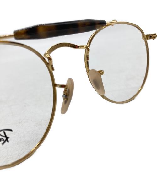 RAY-BAN（レイバン）RAY-BAN (レイバン) 伊達眼鏡 ゴールドの古着・服飾アイテム
