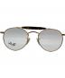 RAY-BAN (レイバン) 伊達眼鏡 ゴールド：7000円