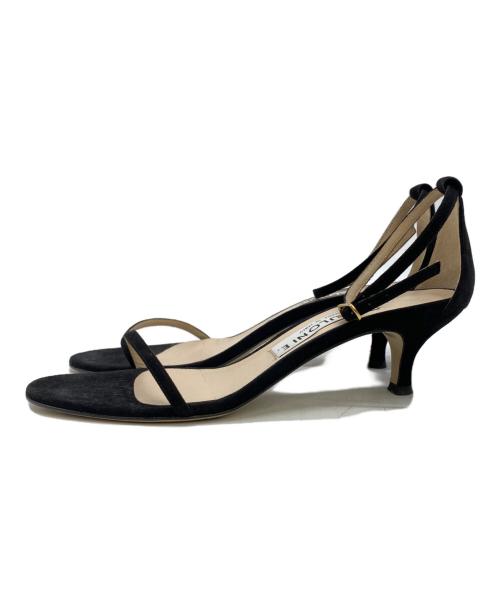 NEBULONIE（ネブローニ）NEBULONIE (ネブローニ) アンクルストラップサンダル ブラック サイズ:38の古着・服飾アイテム