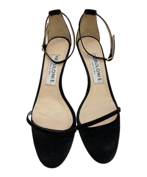 NEBULONIE（ネブローニ）NEBULONIE (ネブローニ) アンクルストラップサンダル ブラック サイズ:38の古着・服飾アイテム