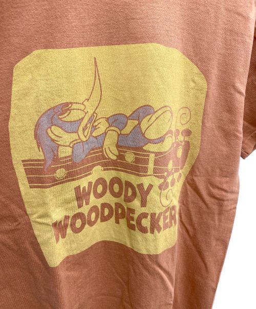 TOYS MCCOY（トイズマッコイ）TOYS MCCOY (トイズマッコイ) WOODY WOODPECKER ウッディーウッドペッカー プリントTシャツ ベージュ サイズ:MEDIUMの古着・服飾アイテム