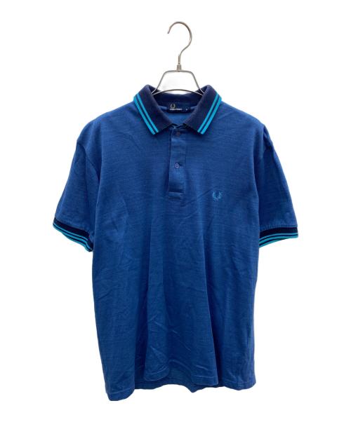 FRED PERRY（フレッドペリー）FRED PERRY (フレッドペリー) ポロシャツ ブルー サイズ:Mの古着・服飾アイテム