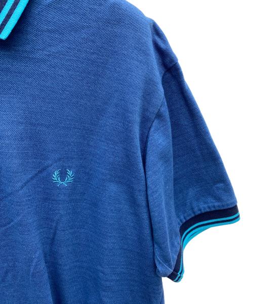 FRED PERRY（フレッドペリー）FRED PERRY (フレッドペリー) ポロシャツ ブルー サイズ:Mの古着・服飾アイテム
