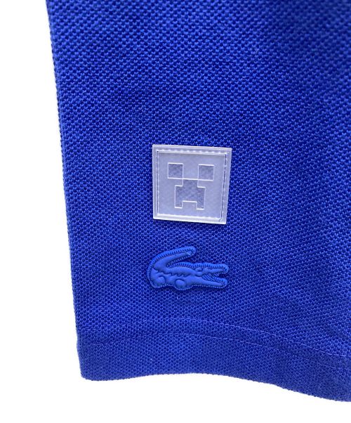 LACOSTE X MINECRAFT（ラコステ×マインクラフト）LACOSTE X MINECRAFT (ラコステ×マインクラフト) ポロシャツ ブルー サイズ:0XS 未使用品の古着・服飾アイテム