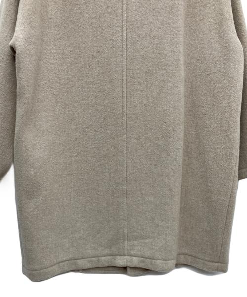 DANTON（ダントン）DANTON (ダントン) カラーレスクルーネックコート ベージュ サイズ:Sの古着・服飾アイテム