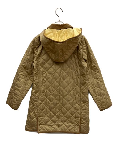MACKINTOSH PHILOSOPHY（マッキントッシュ フィロソフィー）MACKINTOSH PHILOSOPHY (マッキントッシュ フィロソフィー) キルティングコート ブラウン×イエロー サイズ:36の古着・服飾アイテム