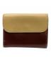 Chloe (クロエ) WALDEN トリフォールドウォレット ベージュ×ブラウン：7000円