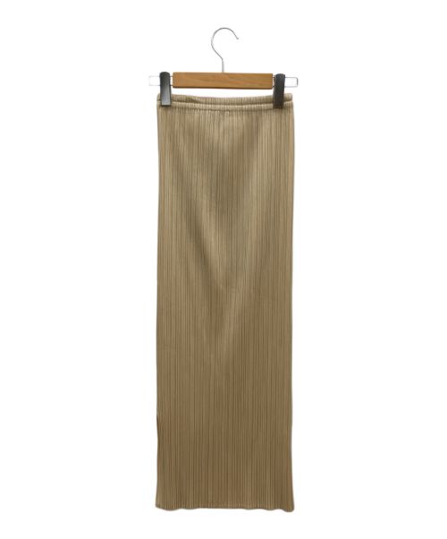 ISSEY MIYAKE（イッセイミヤケ）ISSEY MIYAKE (イッセイミヤケ) プリーツスカート ベージュ サイズ:XSの古着・服飾アイテム