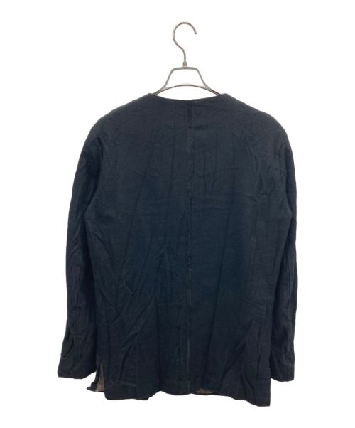 BACK RUSH（バックラッシュ）BACK RUSH (バックラッシュ) ウールレザージャケット ブラック サイズ:3の古着・服飾アイテム