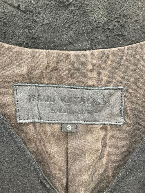 BACK RUSH（バックラッシュ）BACK RUSH (バックラッシュ) ウールレザージャケット ブラック サイズ:3の古着・服飾アイテム