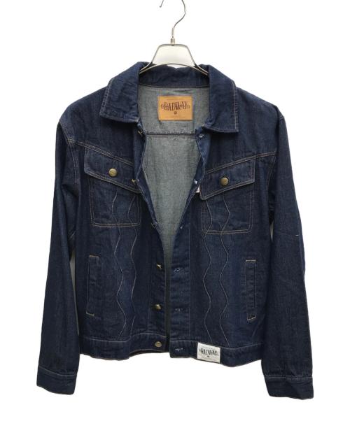 BADWAY（バッドウェイ）BADWAY (バッドウェイ) ウェーブステッチデニムジャケット インディゴ サイズ:Lの古着・服飾アイテム
