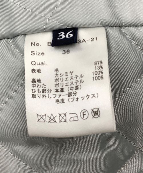 SAGA FURS（サガファーズ）SAGA FURS (サガファーズ) ダッフルコート グレー サイズ:36の古着・服飾アイテム