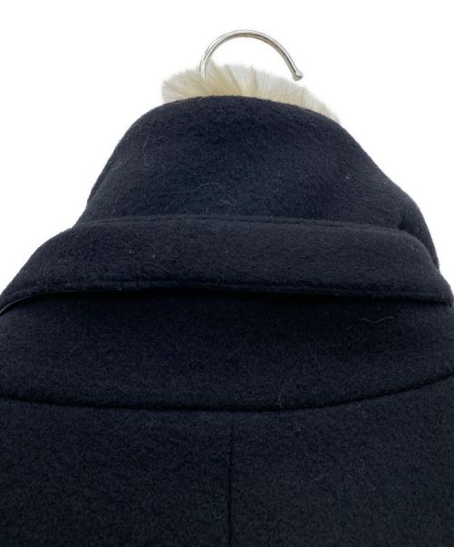 RIM.ARK（リムアーク）RIM.ARK (リムアーク) High stand collar fur CT ブラック サイズ:FREE 未使用品の古着・服飾アイテム