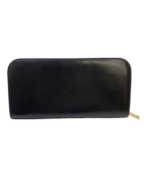 Saint Laurent Paris（サンローランパリ）Saint Laurent Paris (サンローランパリ) ラウンドファスナー長財布 ブラックの古着・服飾アイテム