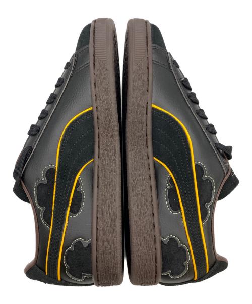 PUMA（プーマ）PUMA (プーマ) ONE PIECE (ワンピース) スウェード 4 黒ひげ ブラック×ブラウン サイズ:cm 24の古着・服飾アイテム