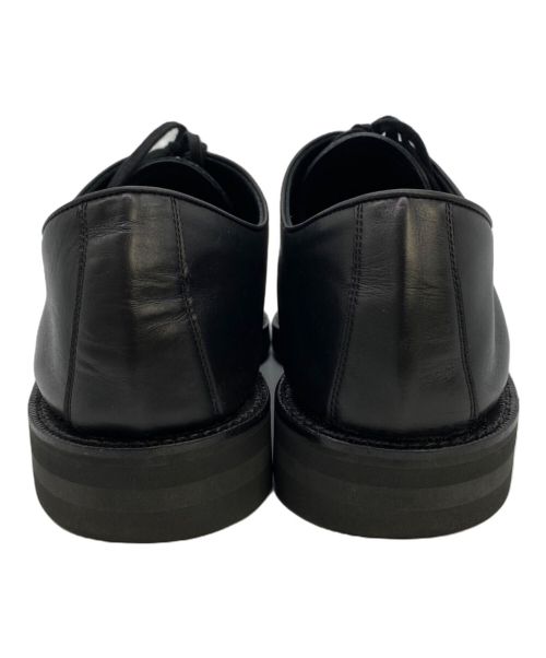 W.H（ダブルエイチ）W.H (ダブルエイチ) プレーントゥシューズ ブラック サイズ:9の古着・服飾アイテム