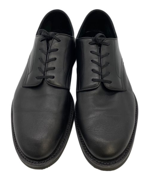 W.H（ダブルエイチ）W.H (ダブルエイチ) プレーントゥシューズ ブラック サイズ:9の古着・服飾アイテム