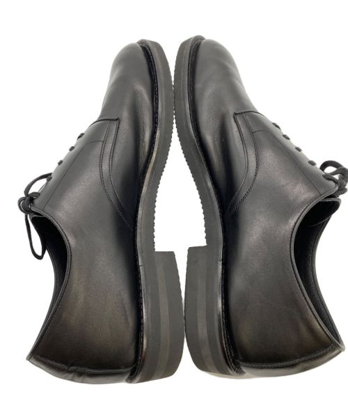 W.H（ダブルエイチ）W.H (ダブルエイチ) プレーントゥシューズ ブラック サイズ:9の古着・服飾アイテム