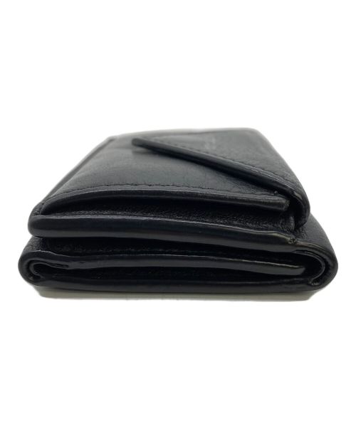 BALENCIAGA（バレンシアガ）BALENCIAGA (バレンシアガ) ペーパー ミニウォレット ブラックの古着・服飾アイテム
