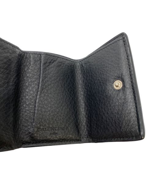 BALENCIAGA（バレンシアガ）BALENCIAGA (バレンシアガ) ペーパー ミニウォレット ブラックの古着・服飾アイテム