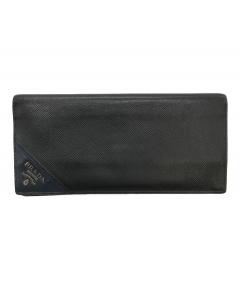 中古・古着通販】PRADA (プラダ) 長財布 サフィアーノ ブラック