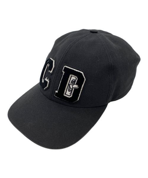 Christian Dior（クリスチャン ディオール）Christian Dior (クリスチャン ディオール) KENNY SCHARF (ケニー・シャーフ) CDロゴキャップ ブラック サイズ:Lの古着・服飾アイテム