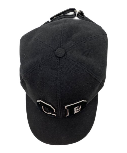 Christian Dior（クリスチャン ディオール）Christian Dior (クリスチャン ディオール) KENNY SCHARF (ケニー・シャーフ) CDロゴキャップ ブラック サイズ:Lの古着・服飾アイテム