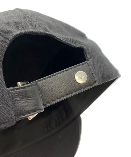 Christian Dior（クリスチャン ディオール）Christian Dior (クリスチャン ディオール) KENNY SCHARF (ケニー・シャーフ) CDロゴキャップ ブラック サイズ:Lの古着・服飾アイテム