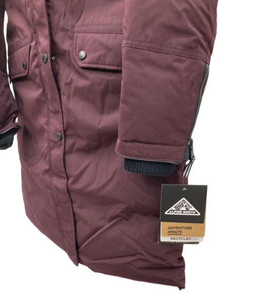 ALPINE NORTH（アルパイン ノース）ALPINE NORTH (アルパイン ノース) ビーガンダウンコート ボルドー サイズ:Mの古着・服飾アイテム