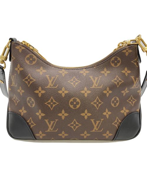 LOUIS VUITTON（ルイ ヴィトン）LOUIS VUITTON (ルイ ヴィトン) ブーローニュ NM ショルダーバッグ ブラウン×ブラックの古着・服飾アイテム