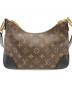 LOUIS VUITTON (ルイ ヴィトン) ブーローニュ NM ショルダーバッグ ブラウン×ブラック：220000円