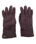 COACH（コーチ）の古着「レザーグローブ」｜パープル