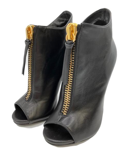 GIUSEPPE ZANOTTI（ジュゼッペザノッティ）GIUSEPPE ZANOTTI (ジュゼッペザノッティ) ヒール ブラック サイズ:35 1/2 未使用品の古着・服飾アイテム