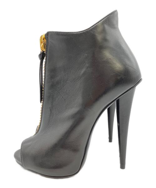 GIUSEPPE ZANOTTI（ジュゼッペザノッティ）GIUSEPPE ZANOTTI (ジュゼッペザノッティ) ヒール ブラック サイズ:35 1/2 未使用品の古着・服飾アイテム