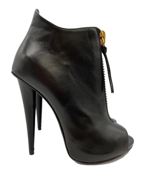 GIUSEPPE ZANOTTI（ジュゼッペザノッティ）GIUSEPPE ZANOTTI (ジュゼッペザノッティ) ヒール ブラック サイズ:35 1/2 未使用品の古着・服飾アイテム