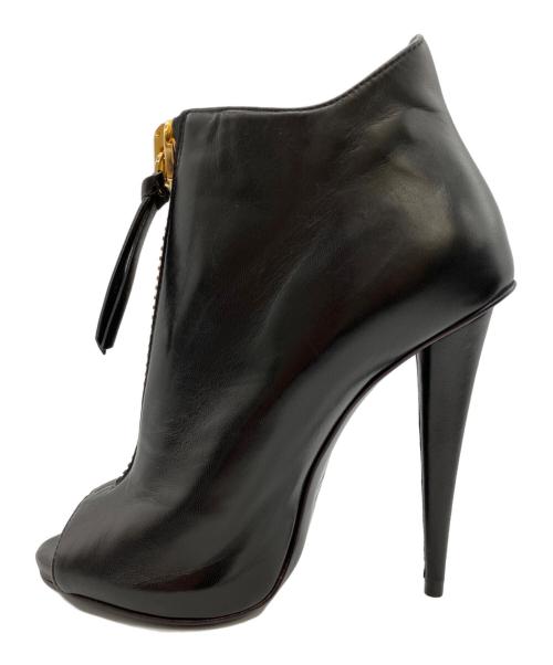 GIUSEPPE ZANOTTI（ジュゼッペザノッティ）GIUSEPPE ZANOTTI (ジュゼッペザノッティ) ヒール ブラック サイズ:35 1/2 未使用品の古着・服飾アイテム