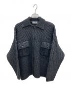 RIM.ARKリムアーク）の古着「ニットブルゾン」｜グレー
