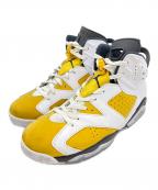 NIKEナイキ）の古着「AIR JORDAN 6 RETRO」｜ホワイト×イエロー