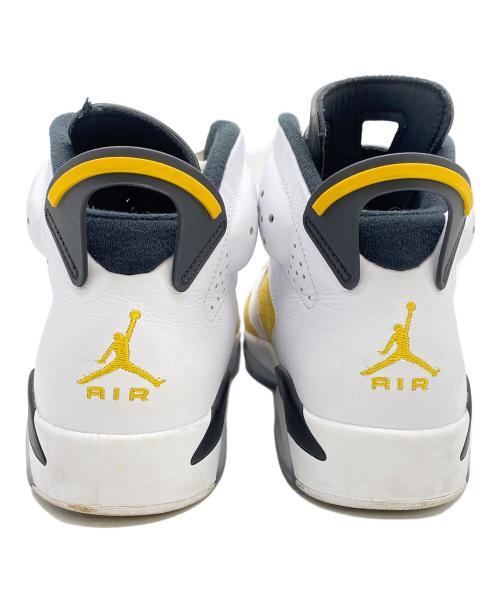 NIKE（ナイキ）NIKE (ナイキ) AIR JORDAN 6 RETRO ホワイト×イエロー サイズ:㎝ 28の古着・服飾アイテム