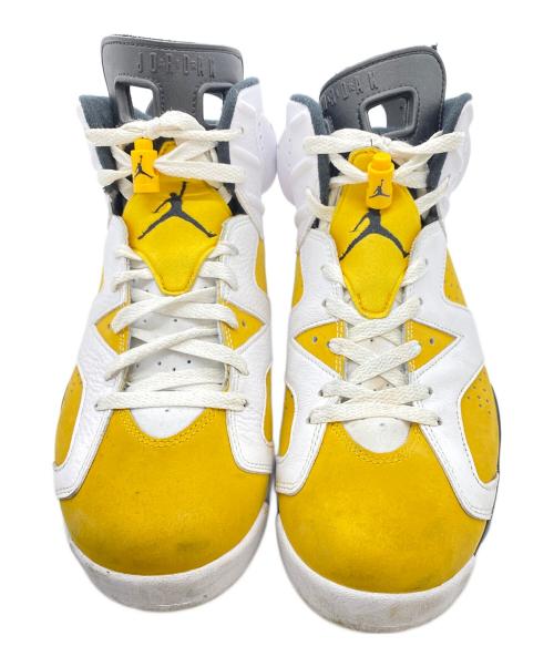 NIKE（ナイキ）NIKE (ナイキ) AIR JORDAN 6 RETRO ホワイト×イエロー サイズ:㎝ 28の古着・服飾アイテム