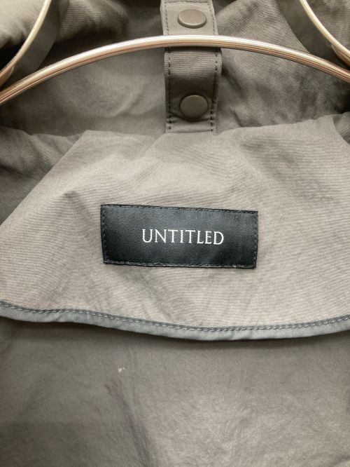 UNTITLED（アンタイトル）UNTITLED (アンタイトル) ボアライナー付きコート グレー サイズ:02/M 未使用品の古着・服飾アイテム