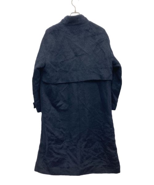 GALERIE VIE（ギャルリーヴィー）GALERIE VIE (ギャルリーヴィー) アルパカシャギー スタンドカラーコート ネイビー サイズ:Fの古着・服飾アイテム
