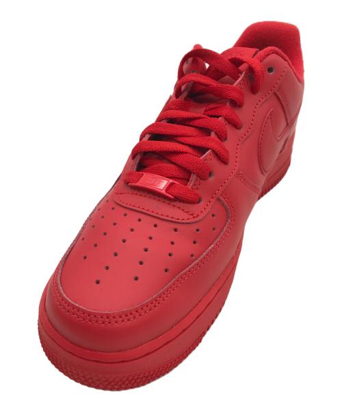NIKE（ナイキ）NIKE (ナイキ) AIR FORCE 1 07 LV8 1 university red レッド サイズ:27cmの古着・服飾アイテム