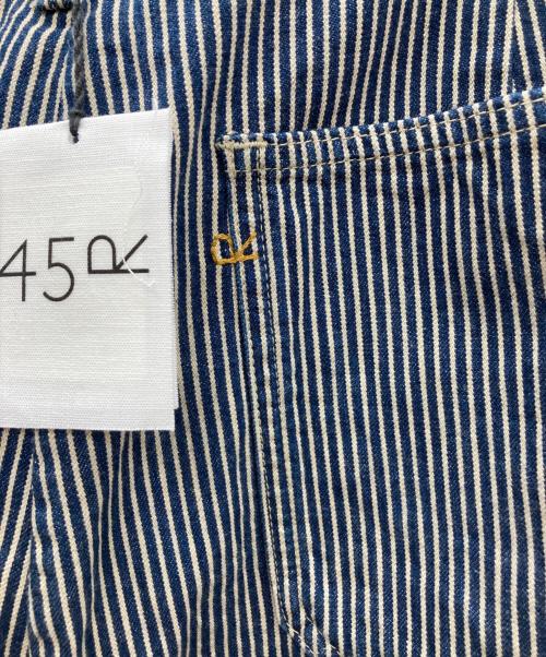 45R（フォーティファイブ・アール）45R (フォーティファイブ・アール) ペインターパンツ ネイビー×ホワイト サイズ:02の古着・服飾アイテム