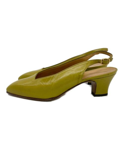 HERMES（エルメス）HERMES (エルメス) パンプス 黄緑 サイズ:35の古着・服飾アイテム