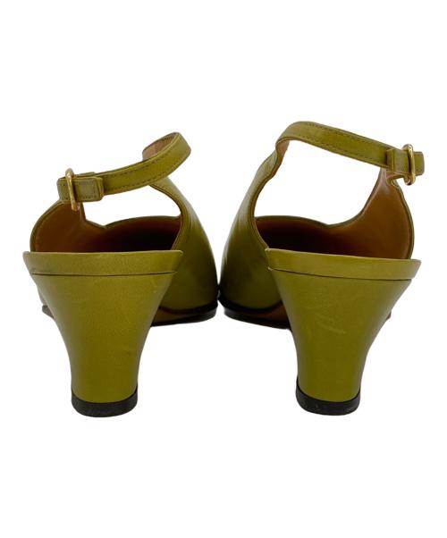 HERMES（エルメス）HERMES (エルメス) パンプス 黄緑 サイズ:35の古着・服飾アイテム
